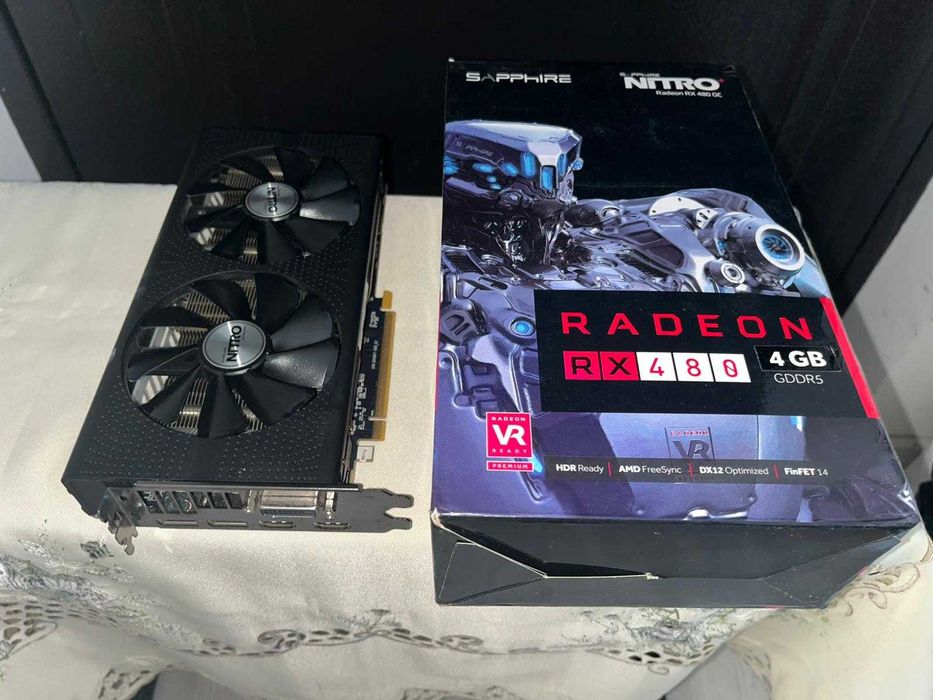 Vand Placa Video Sapphire Nitro Radeon RX 480 Oc 4 Gb DDR5 256 biti