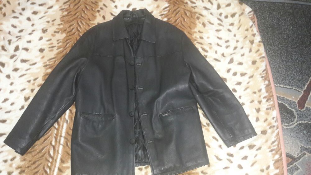 Мужская кожанная куртка.