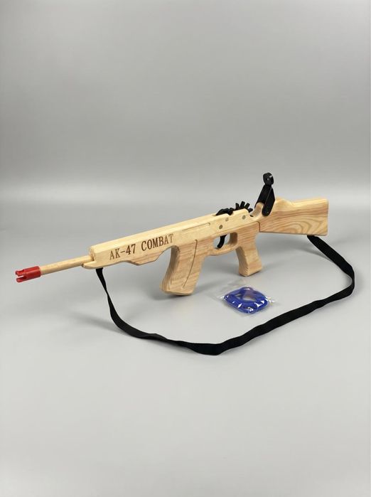 Деревянный автомат АК-47 Combat (23.5 см)
