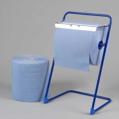 2 role hartie albastra 24 cm, 3 straturi.Prosop hartie anti scamosare