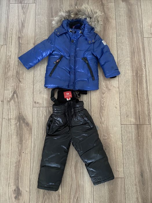 Продам зимний пуховик с штанами