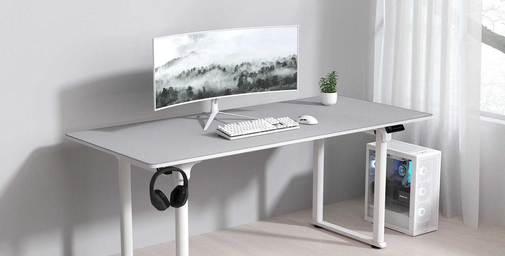 Офисный Стол COUGAR E-GRAV 160 Белый