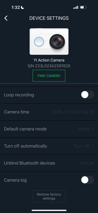 Xiaomi Yi Action 2k камера комплект