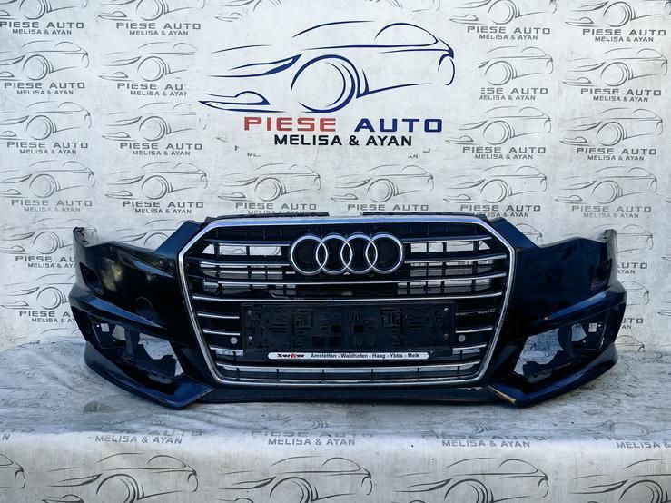 Bara fata Audi A6 4G C7 S-Line Facelift an 2015-2018 Gauri pentru 4 senzori si spalatoare faruri