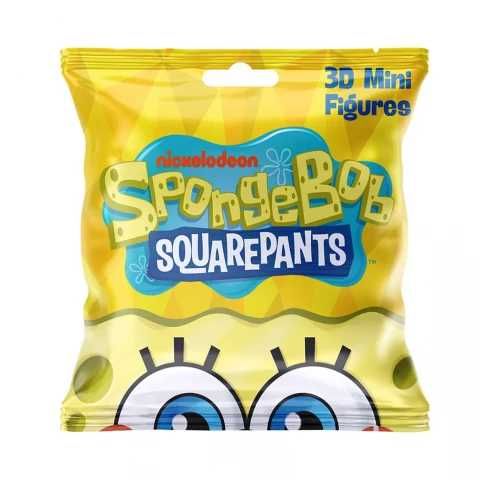Комплект 3 D фигурки SpongeBob.  7 б-р.