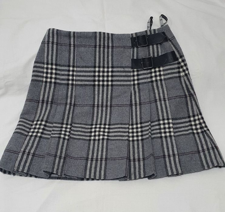 Fusta gri in carouri Jake's marimea 36 stil preppy cu