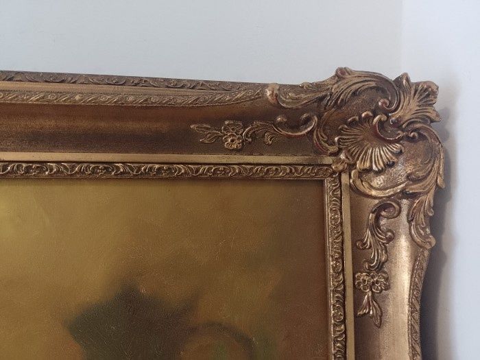 Tablou Ulei pe pânză o lucrare  semnată încadrat