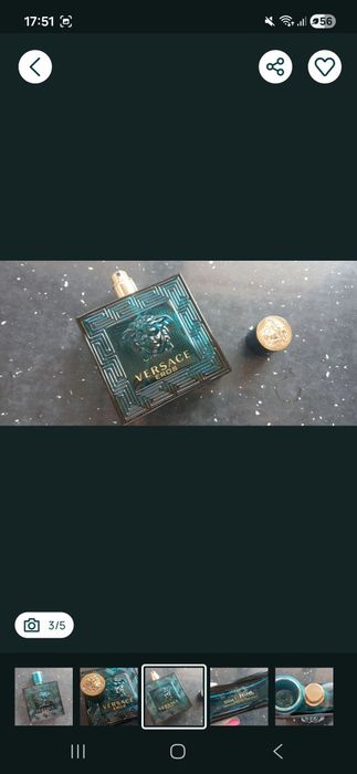 Versace Eros sticla goala 100 ml originala