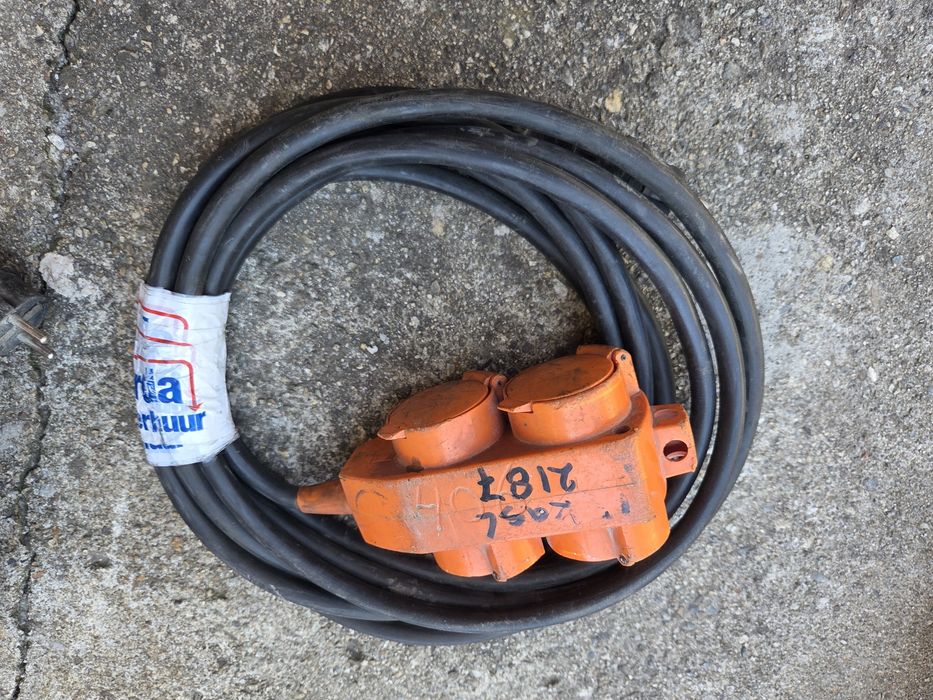 Cablu prelungitor șantier / camping IP44 – 3 x 2,5