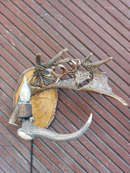 Panoplie vanatoare căprior, mistreț, capra neagră, cravata cerb sculpt