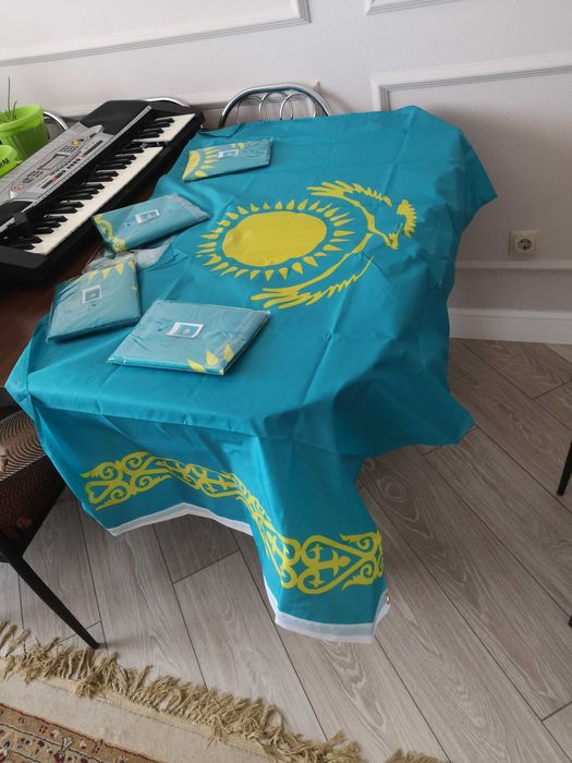 Флаг Республики Казахстан.