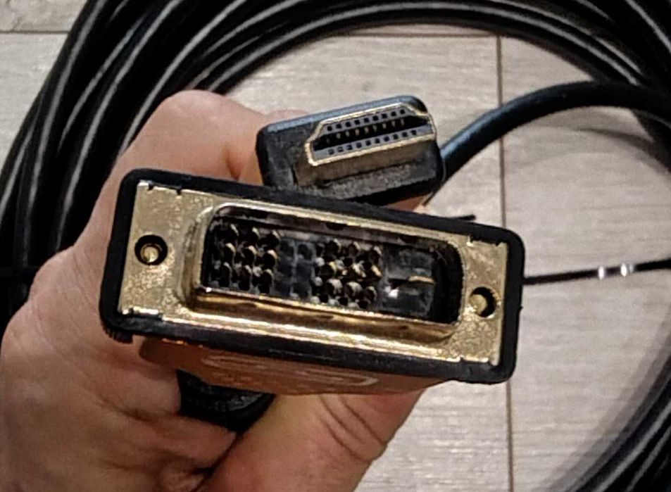 Cablu profesional HDMI to DVI cu internet lungime 5 metrii