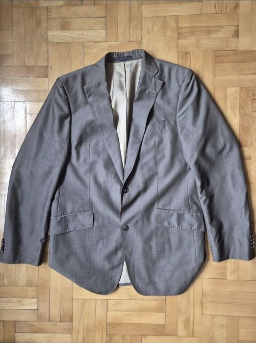 Costum de lux Joop!, Lână Super 120, Croială Modernă, Gri/Maro - 50