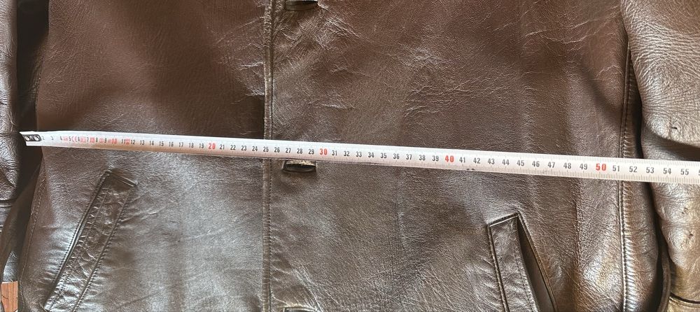 Geaca de piele marime mare