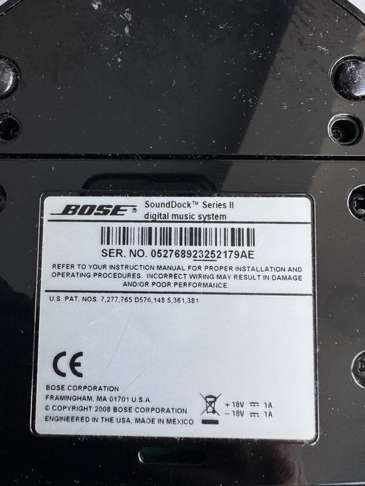 Bose SoundDock Series II | ТОП звук | Lightning адаптер