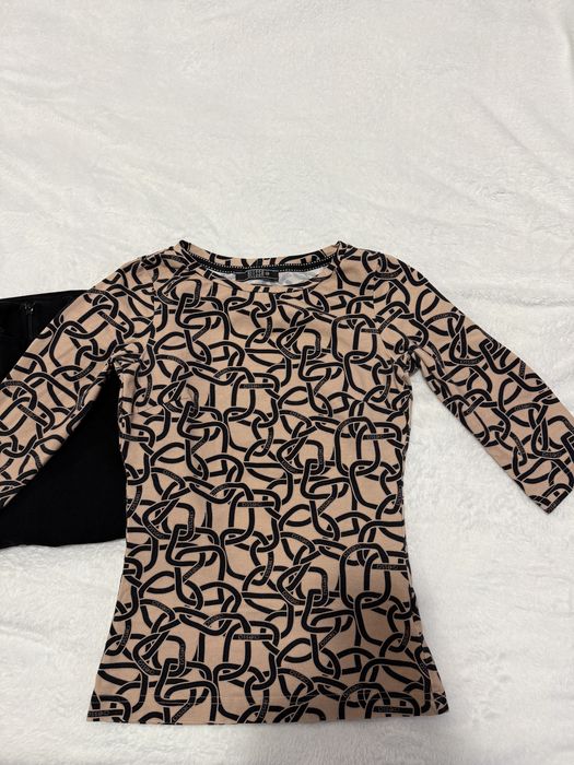 Alessa черна блузка-поло  + подарък