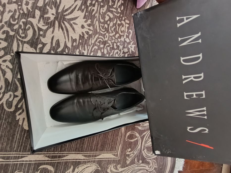 Обувки естествена кожа Andews