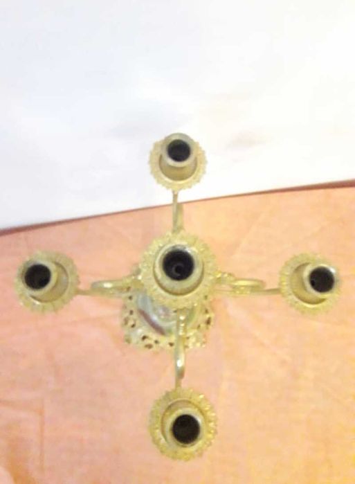 Sfejnic din bronz cu onix