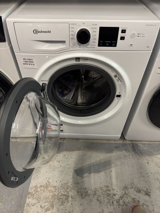 Mașină de spălat rufe 9kg  Bauknecht BPW 914 A, factura si garantie 12 luni