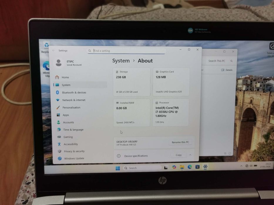 Vând HP i7 generatia 8