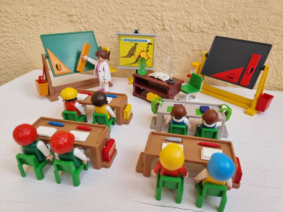 Playmobil Sala de clasa 5314, Scoala 3522 vintage