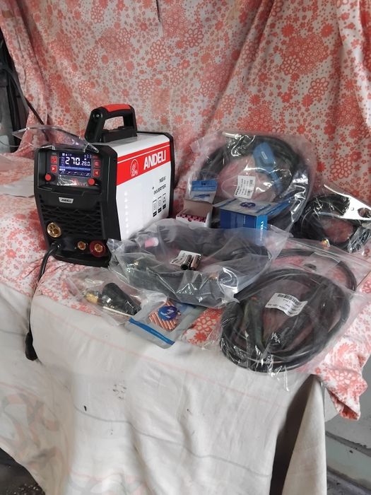 ПРОМОЦИЯ-15% ОТСТЪПКА .Телоподаващ заваръчен апарат.ANDELI MIG 270 LED pro 5 в 1 – MIG/MAG / FLUX / Lift TIG / MMA + Алуминий (AL)Синергичен – НОВ