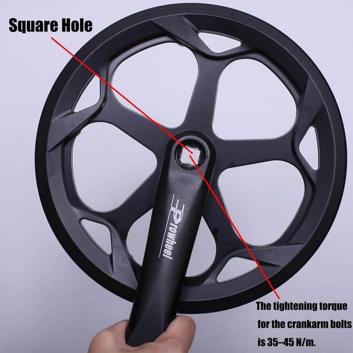 Angrenaj Prowheel 46T/48T/52T – 170 mm