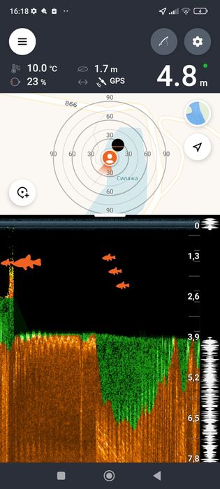 Сонар deeper chirp +2