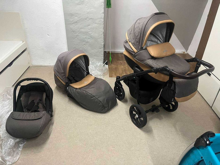 Бебешка количка 3 в 1 Buba