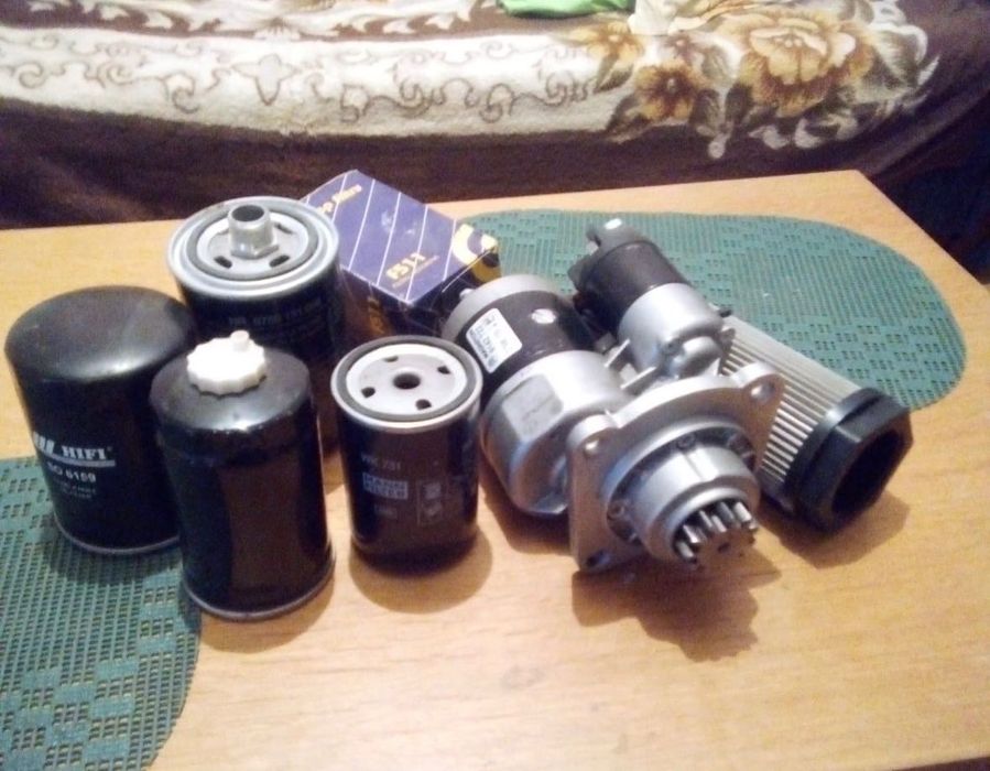 filtre motorina si ulei si electromotor motostivuitor