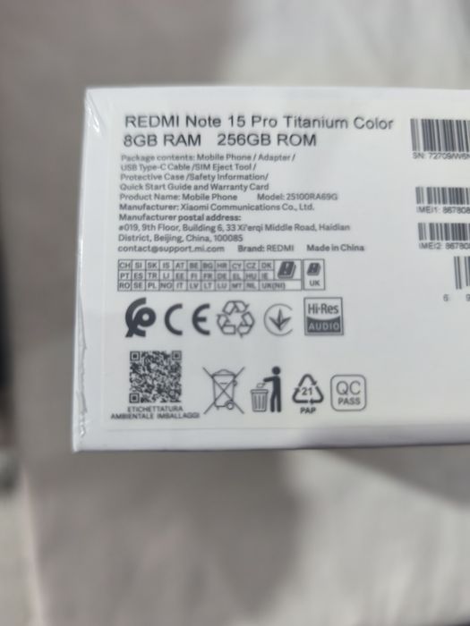 Xiaomi redmi note 15 pro