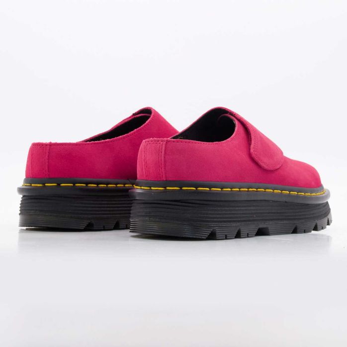 Dr. Martens дамски сабо Zebzag, розов велур - нови