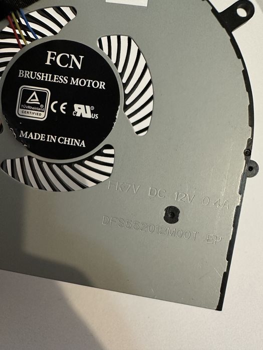 Cooler laptop, ventilator placa video GPU Asus Rog GL703GE