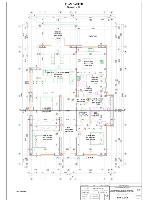 Casă la roșu în Livada, teren 600 mp