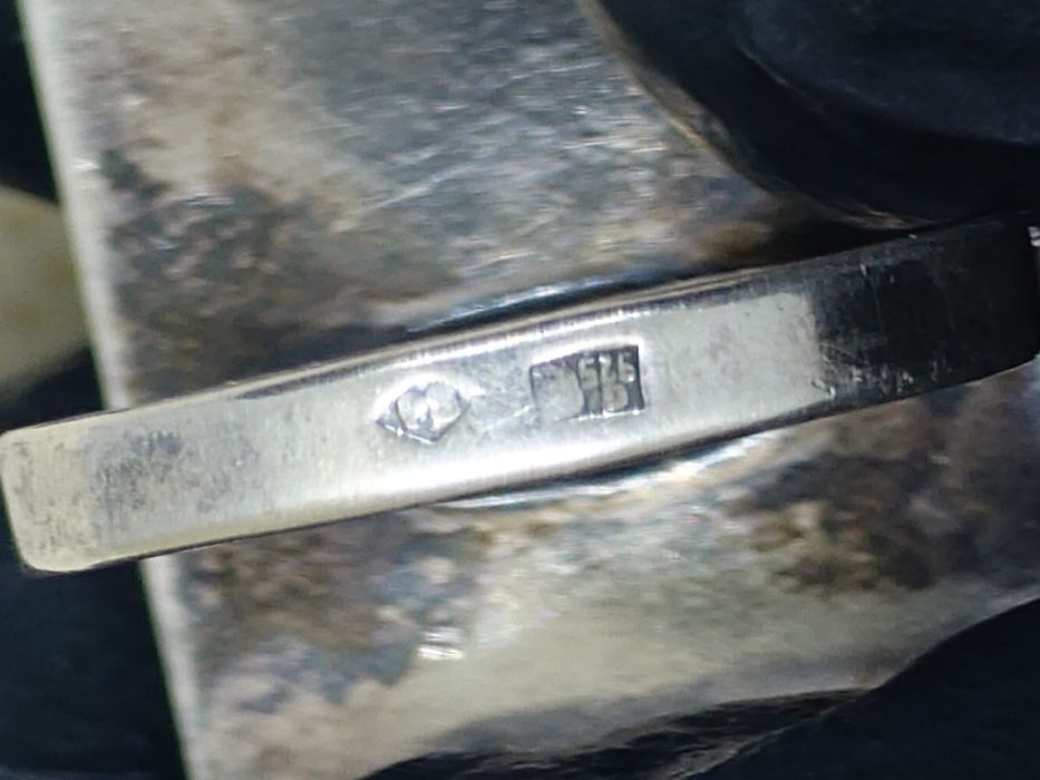 Inel Modernist de Atelier – Argint & Chihlimbar Regal