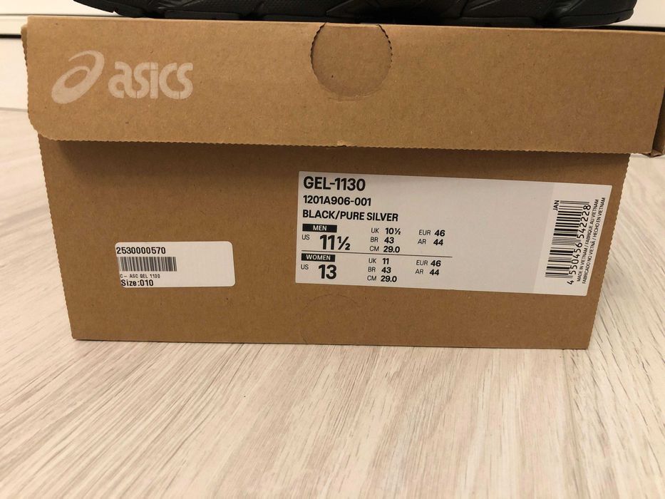 Asics Gel-1130 Black Pure Silver