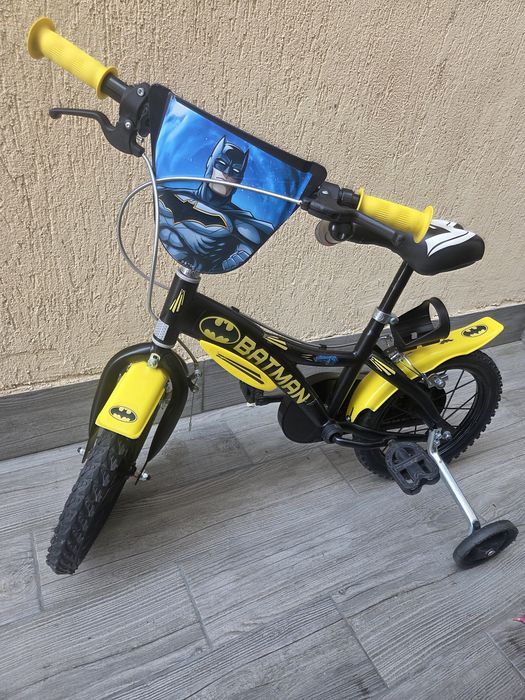Bicicleta copii 14" Batman DINO BIKES/cadou casca Batman