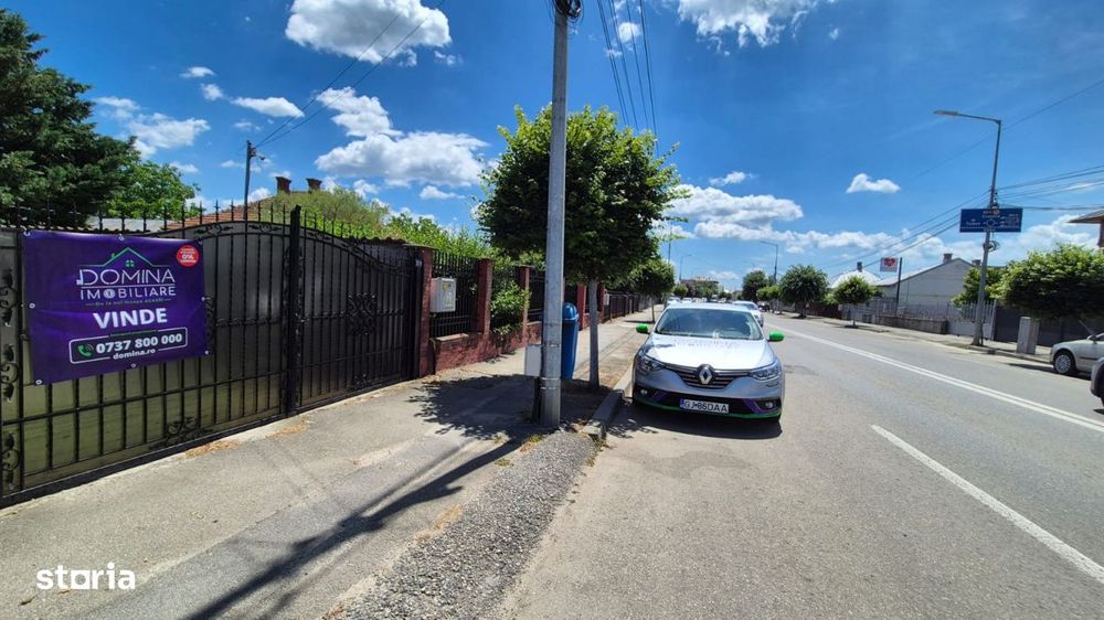 Vanzare teren intravilan imprejmuit – 1.221 mp – acces facil - str