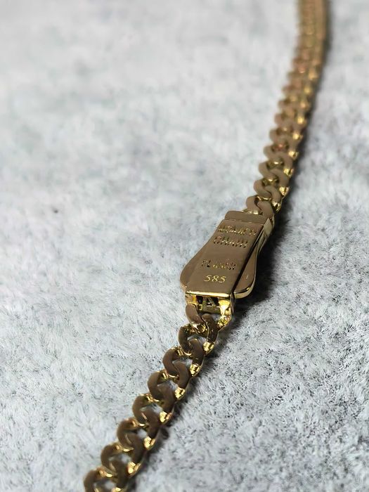 Lanț aur galben 14K model Monaco cu zale plate, 12,36 g – nou
