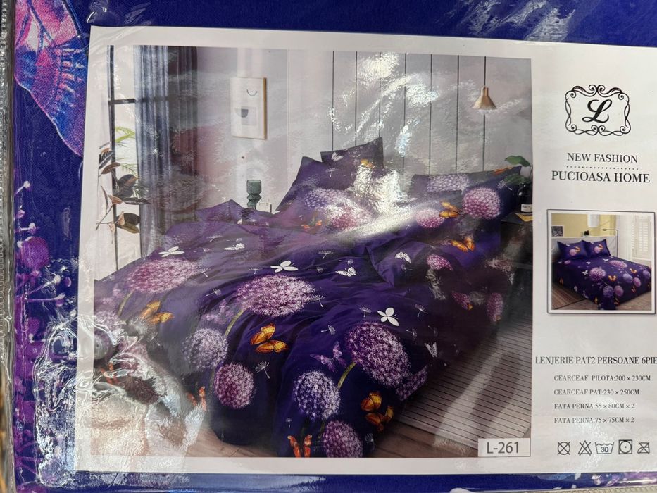 Lenjerie Casa Pucioasa Bumbac Finet