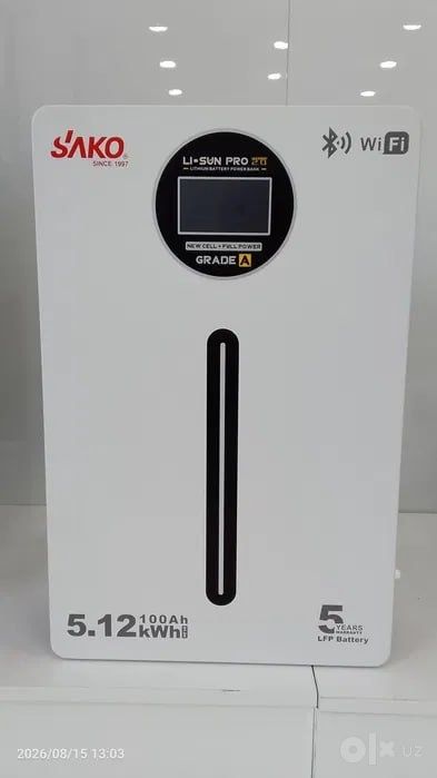 SAKO 5.12kw litiy temir fasfat akumlyatorlar