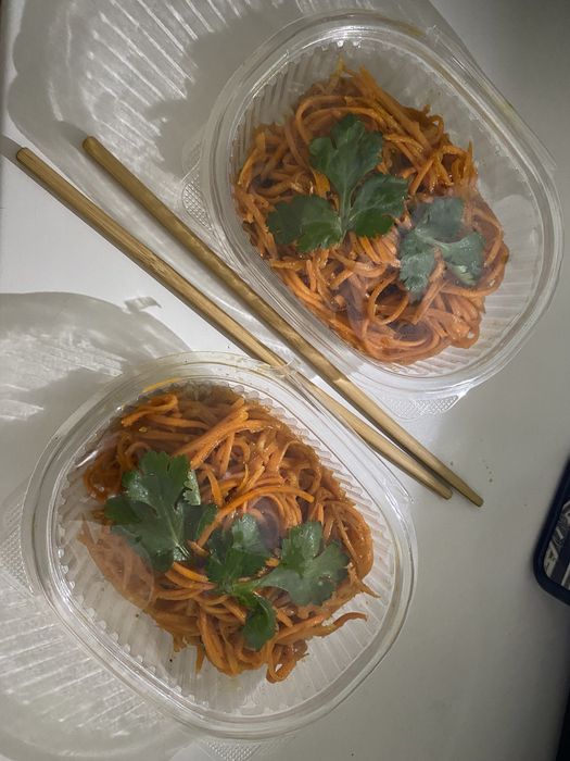 Салат морковь по корейски!