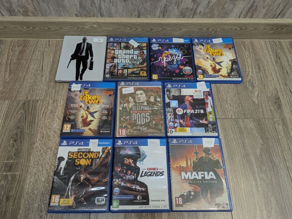 Продам диски PS4.