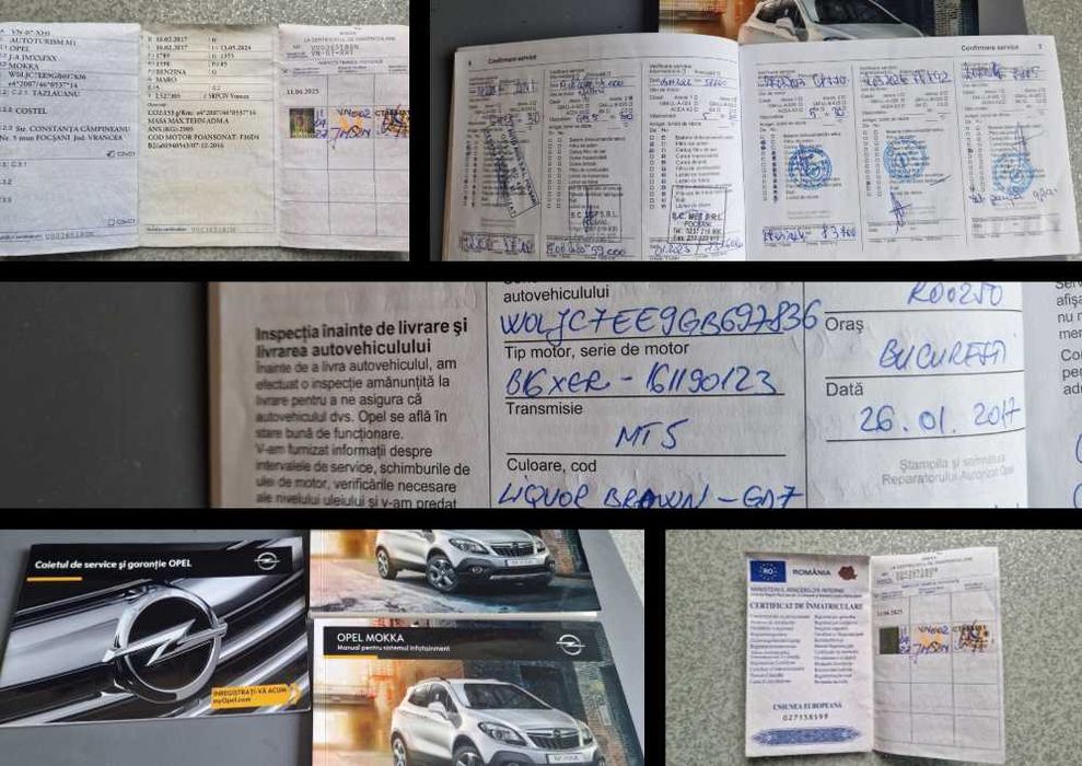 Opel Mokka 1,6 ECOTEC , 2017, benzina, primul proprietar.