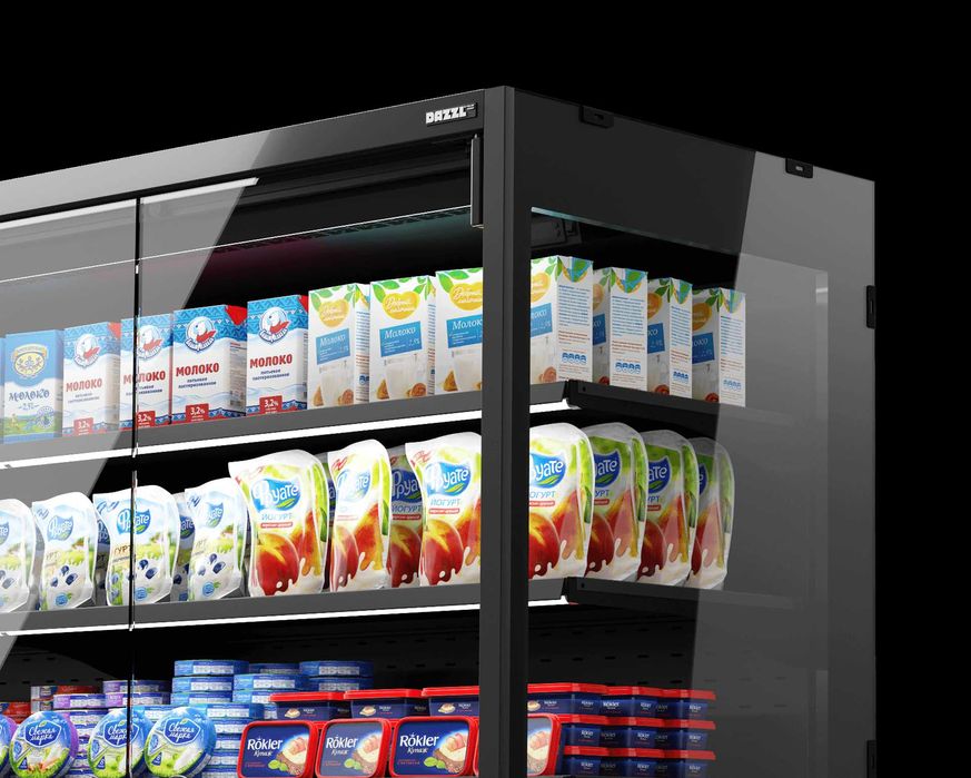 Витрина холодильная   Горка Закрытая 
Vega 080 H210 Plug-in SG Dazzl™