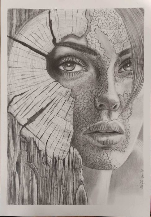 Portrete creion de vanzare, desenate manual