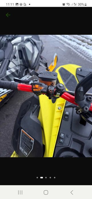 Snowmobil skidoo turbo 165