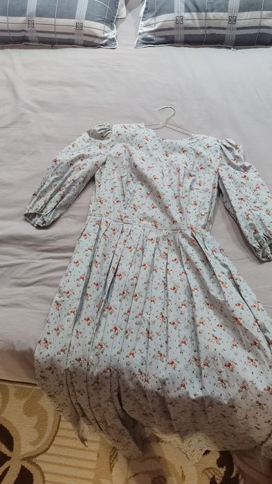 Платье женское голубое