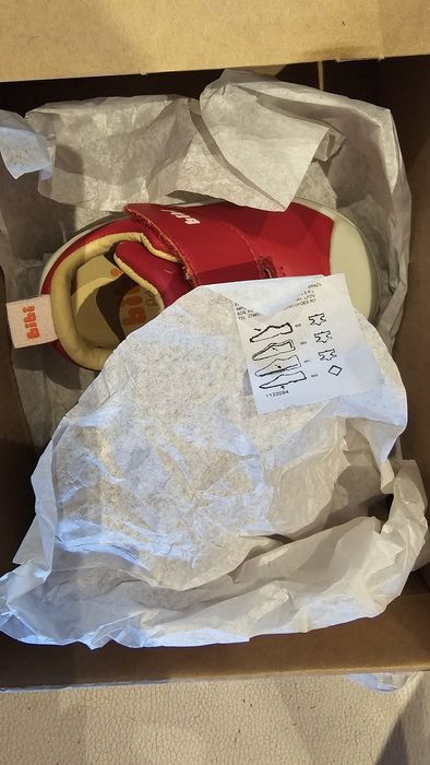 Pantofi Bibi nr. 20 piele naturala, rosii