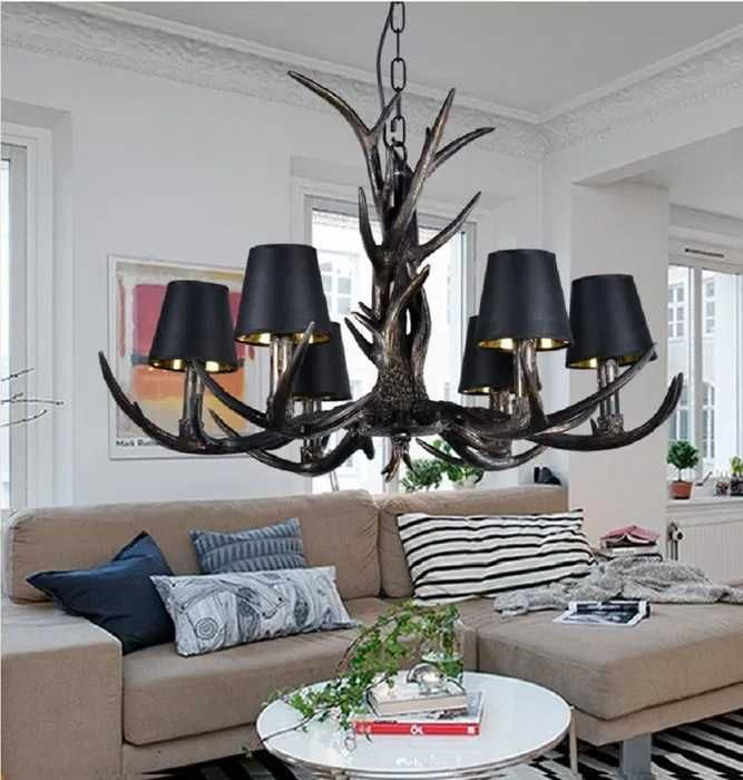 Полилей за ловци еленски рога ретро винтидж светъл модел наличен